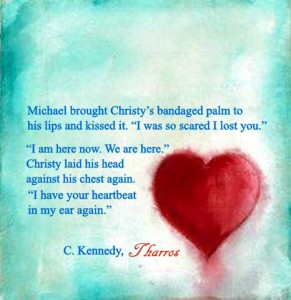 Tharros - Quote - I have your heartbeat in my ear again2